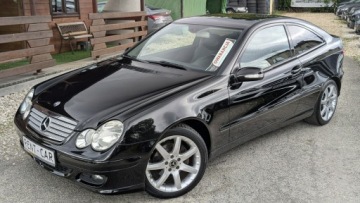 Mercedes Klasa C W203 Coupe W203 1.8 (C 180 Kompressor) 143KM 2008 Mercedes C 180 1.8i Kompressor OPŁACONY Serwis, zdjęcie 2