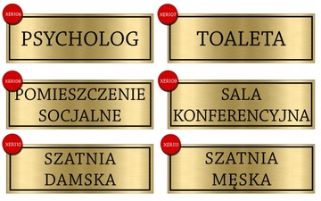 TABLICA na Drzwi Oznaczenia BIURO Kierownik Wzory