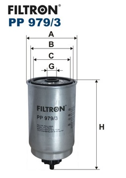 FILTRON PP 979/3 FILTR PALIVA