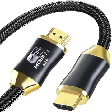 Kabel HDMI 2.1 8K 60Hz UHD 3m HDMI-HDMI High Speed