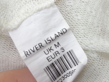 38 RIVER ISLAND KORONKOWA SUKIENKA MIDI ECRU S934