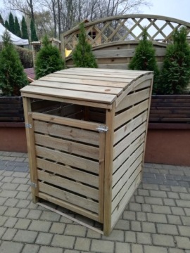 Корпус одинарного мусорного бака 240л
