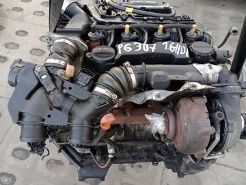 PEUGEOT 307 FL CITROEN 1,6HDI 109KM silnik pompa wtryski turbina