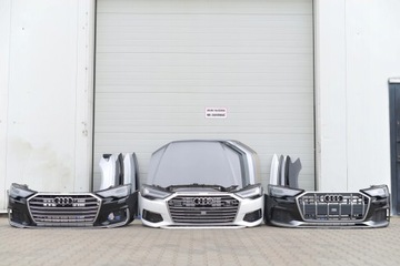 MASKA ZDERZAK BŁOTNIK LAMPA H7 XENON FULL LED PAS BELKA AUDI A6 C8 4K 2018-