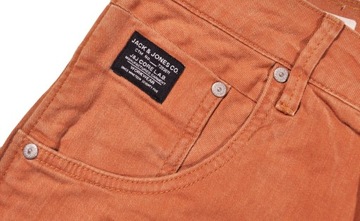 JACK AND JONES spodnie STRAIGHT jeans STAN W36 L34