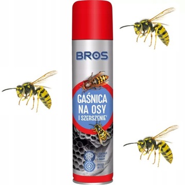 BROS GAŚNICA NA OSY SZERSZENIE SPRAY GNIAZDA 600ML
