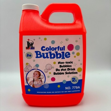 ЖИДКОСТЬ ДЛЯ ИЗГОТОВЛЕНИЯ МЫЛЬНЫХ ПУЗЫРЕЙ BUBBLES 2000мл 2л