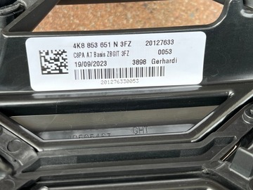 AUDI A7 C8 II FACELIFT 23-25 MASKA MŘÍŽKA 4K8853651N
