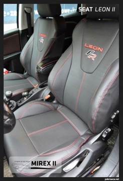 Pokrowce ze skóry i alkantary Seat Leon II