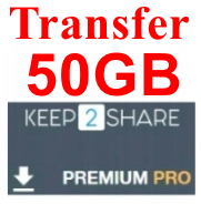 KEEP2SHARE K2S.CC PREMIUM PRO ОГРАНИЧЕНИЕ ПРЕМИУМ-АККАУНТА 50 ГБ