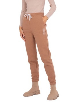 Ocieplane SPODNIE DRESOWE damskie joggery DRESY