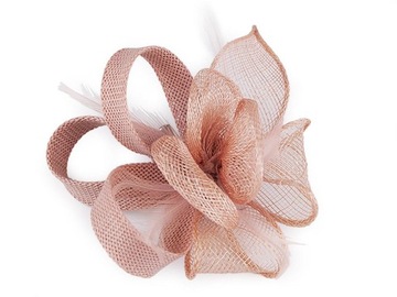 BROSZKA FASCYNATOR KWIATEK 11 CM BRUDNY RÓŻ