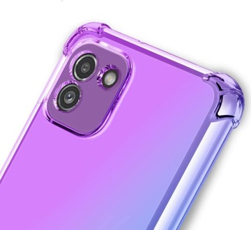 Чехол для Samsung A03 ИЗМЕНЯЮЩИЙ ЦВЕТ + СТЕКЛО