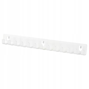 IKEA SKADIS Wieszak z haczykami 28 cm biały