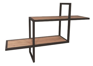 PÓŁKA PRESTIGE LOFT INDUSTRIALNA 101x66 cm DĄB