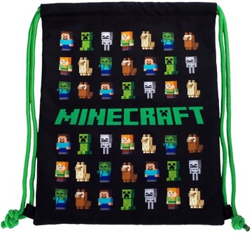 WOREK NA OBUWIE PLECAK SZKOLNY Astra MINECRAFT