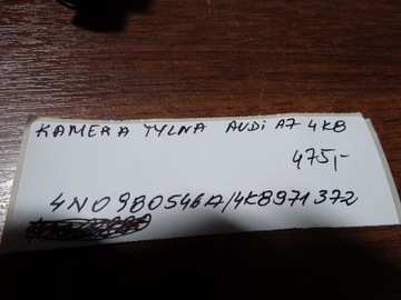 AUDI A7 C8 4K KAMERA 360 W MASKA 4N0980546 DRŽÁKY