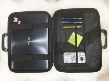 TORBA NA LAPTOPA 15 CALI AKTÓWKA CZERWONA SKÓRZANA