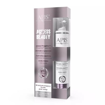APIS AGELESS BEAUTY WITH PROGELINE - Biostymulujący krem pod oczy 10ml
