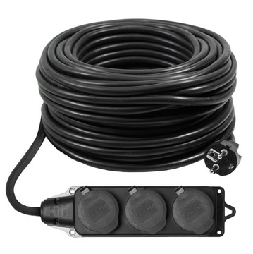PRZEDŁUŻACZ BUDOWLANY 40M 3X2,5 230V IP44 TRÓJNIK