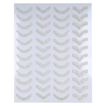 NAKLEJKI 3D NA PAZNOKCIE PASKI ZŁOTE 802