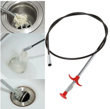 Захват, гибкий инструмент для прочистки труб и водостоков, 60 см.