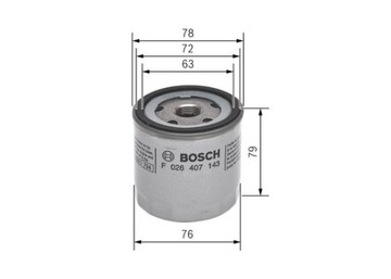 BOSCH F 026 407 143 FILTR OLEJE