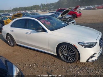 Mercedes 2021 Mercedes-Benz Klasa S 2021r, S 580, 4Matic, 4.0L 4.0 Benzyna 496KM, zdjęcie 3