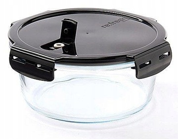 Контейнер из термостойкого стекла, закрытый, посуда FRESH, 1,75 л.