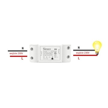 Умный переключатель Sonoff BASIC RF R2 Умный дом WiFi + RF-переключатель