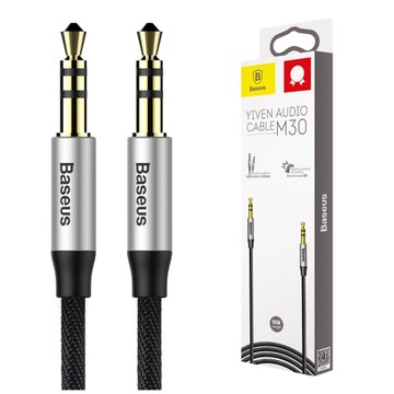 BASEUS KABEL PRZEWÓD AUDIO MINI-JACK JACK-JACK 3,5MM WTYK AUX 150CM