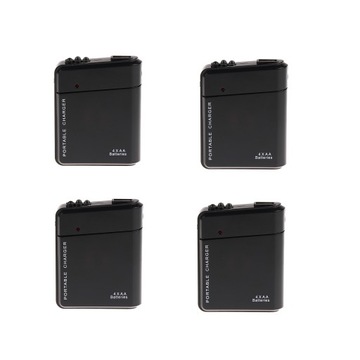 4x przenośna awaryjna ładowarka USB na baterie AA z latarką