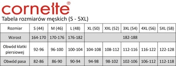 Spodnie piżamowe męskie Cornette 691/48 r. XXL (52) kratka kieszenie granat