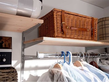 ШКАФ-ШКАФ, ОВАЛЬНАЯ ВЕШАЛКА ДЛЯ ОДЕЖДЫ 110 см