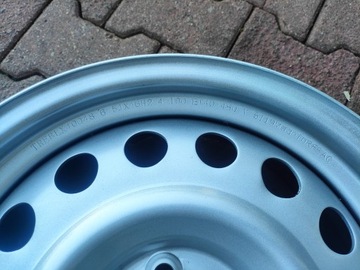 DISK OCELOVÝ DACIA OE RENAULT CLIO IV 4 CAPTUR LODGY LOGAN SANDERO 6.5" X 16" 4X100 ET 40