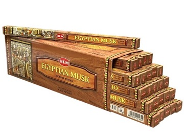 INDYJSKIE KADZIDŁA EGYPTIAN MUSK PIŻMO EGIPSKIE 200 szt KADZIDEŁKA