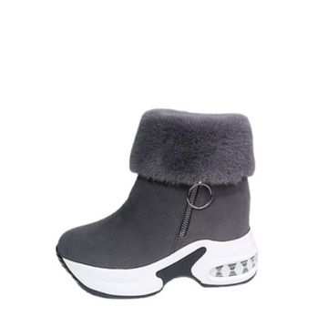 BUTY ZIMOWE ŚNIEGOWCE CIEPŁE KOZAKI WYSOKIE
