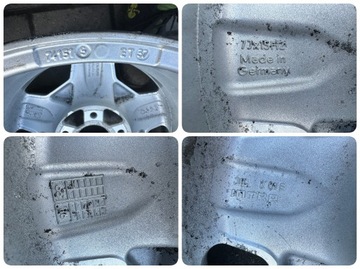 4× DISK HLINÍK MERCEDES-BENZ OE W124 7.0" X 15" 5X112 ET 37