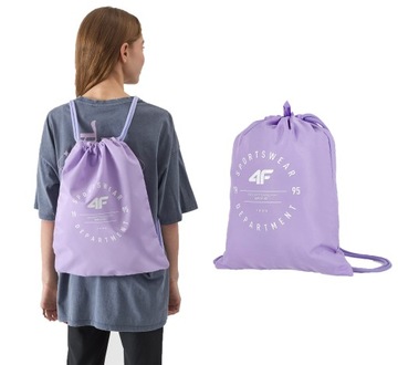 Plecak, worek na buty 4F F081 torba sportowa na wycieczkę