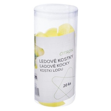 Kostki lodowe wielorazowe cytryny forma na lód do kostek lodu zestaw 20 szt
