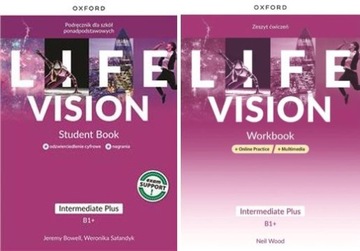 LIFE VISION B1+ Intermediate Plus Podręcznik + Ćwiczenia