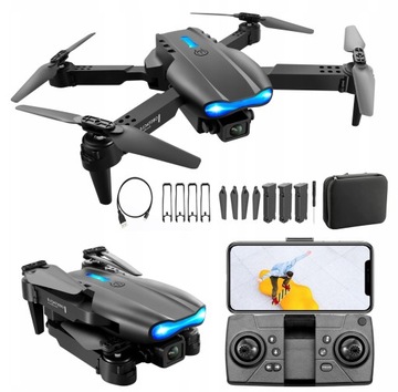 17W1 ZESTAW DRON 4K WIFI DUŻO FUNKCJI PREZENT SYNA