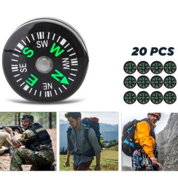 20ММ 12 ШТ. МИНИ-КАРМАННЫЙ КОМПАС, ТУРИСТИЧЕСКИЙ КОМПАС