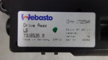 BMW MOTOREK ELELKTRICKÝ STŘEŠNÍHO OKNA 73165359