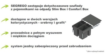 sortownik szuflada segrego pojemnik 60 h 425 l- 48
