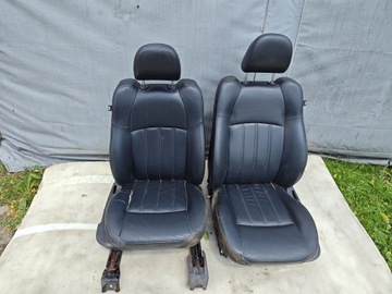 CHRYSLER 300C FOTELE SIEDZENIA CZARNE KOMPLET