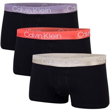 CALVIN KLEIN BOKSERKI MĘSKIE TRUNK 3PK CZARNE r.M