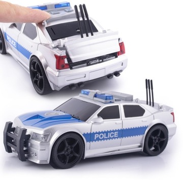 SAMOCHÓD POLICYJNY AUTO POLICJA ŚWIATŁO I DŹWIĘK