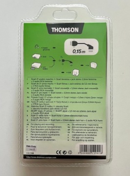 АУДИО-разветвитель THOMSON EURO 2 x мини-джек «тюльпан»