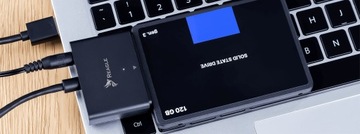 Адаптер для USB 3.1 Reagle SATA 3,5 дюйма, 2,5 дюйма, жесткого диска SSD емкостью до 12 ТБ, блок питания 24 Вт